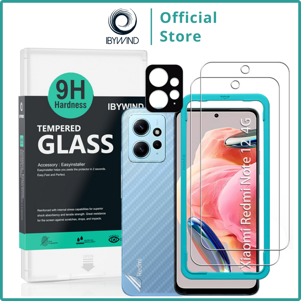 Jual Tempered Glass Ibywind Untuk Xiaomi Redmi Note 12 4G Dengan Easy