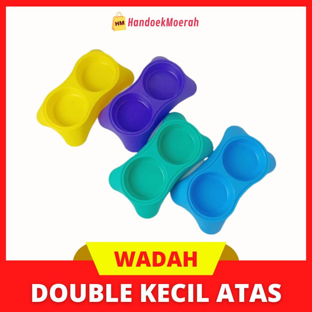 Jual Pet Bowl Double KECIL Anti Semut ATAS Tempat Makan Kucing