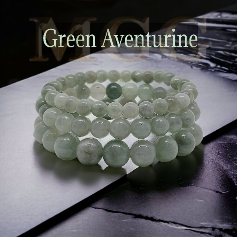 Jual Gelang Batu Natural Green Aventurine Keren Dan Elegan Original