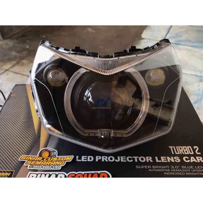 Jual Supra X Fi Biled Aes Turbo Se Dan Lampu Tembak D Shopee