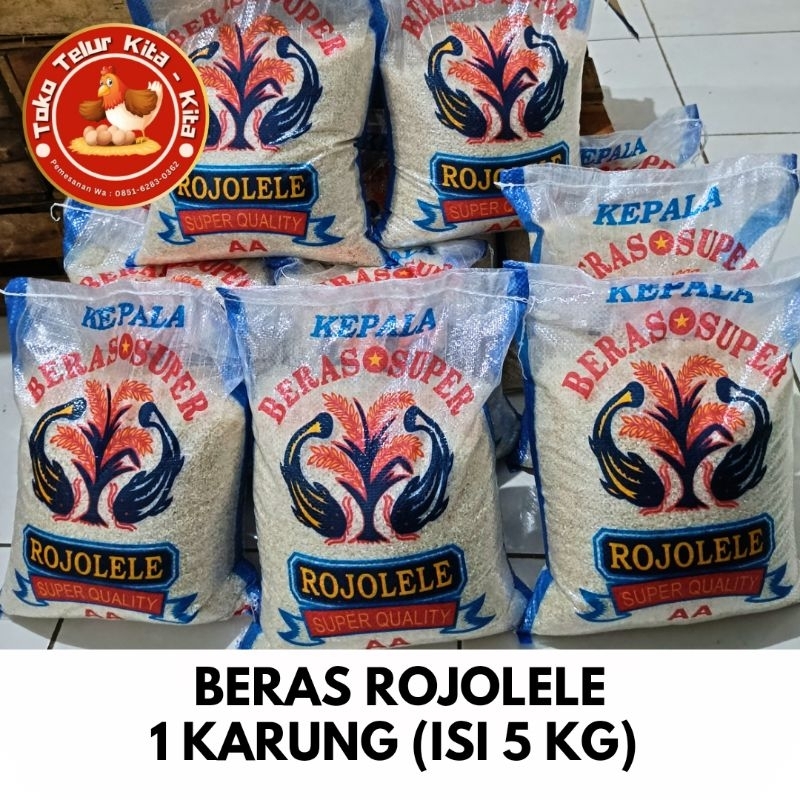 Jual BERAS ROJOLELE 1 KARUNG ISI 5 KG Shopee Indonesia