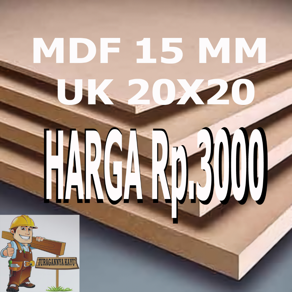 Jual Papan Mdf Mm Ukuran X Cm Shopee Indonesia