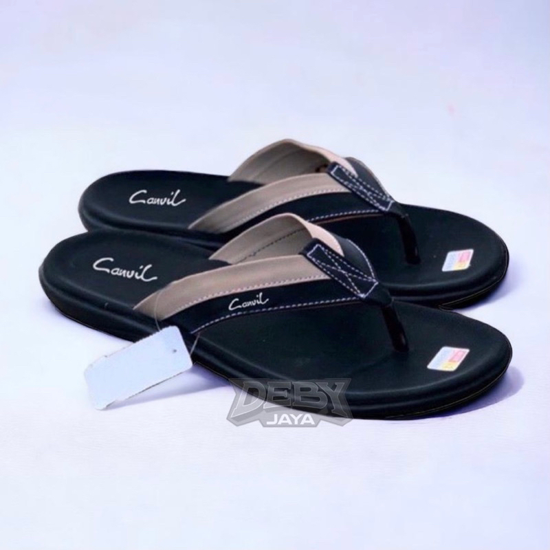 Jual Sandal Sendal Pria Kulit CARVIL ORIGINAL 100 Pria Jepit Japit