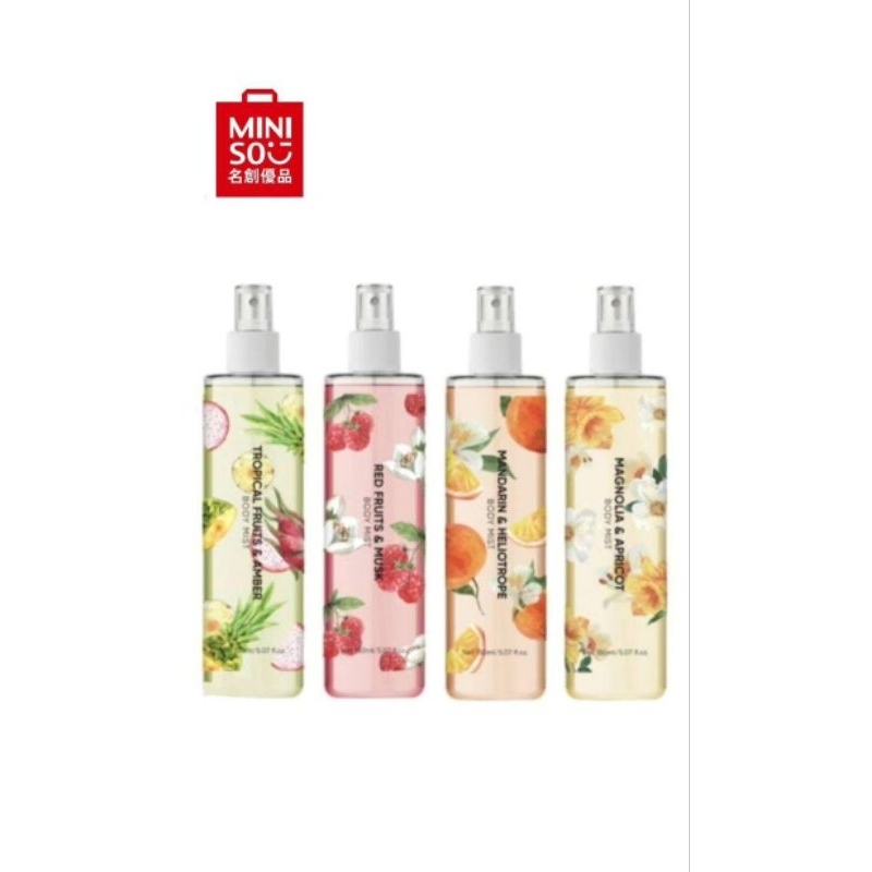 Jual MINISO BODY MIST EDEN GARDEN Shopee Indonesia