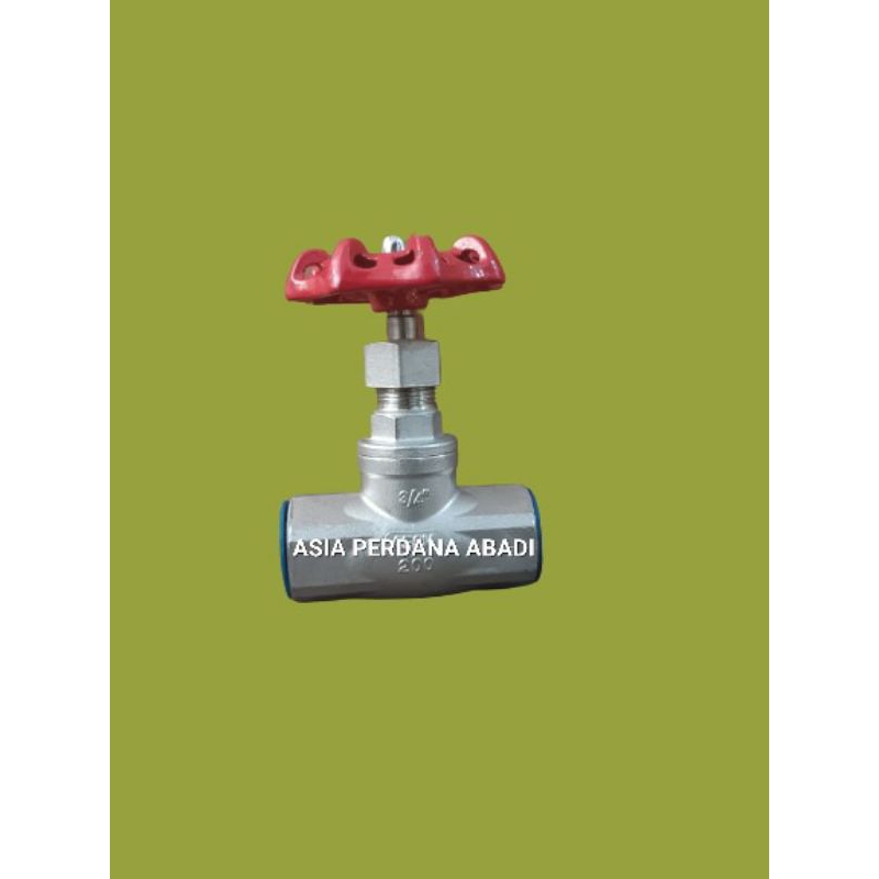 Jual Globe Valve Stainless Drat Dalam Uk 3 4 Inch Shopee Indonesia