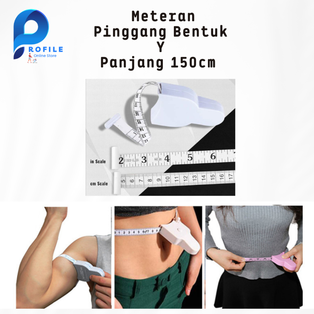 Jual Alat Ukur Lingkar Lengan Paha Body Meteran Pinggang Meteran Gulung