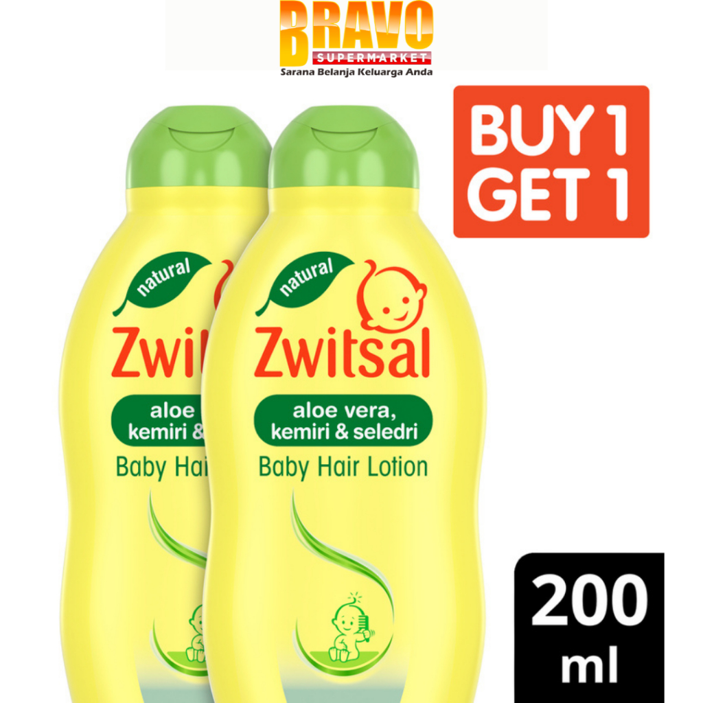 Jual Bravo Bojonegoro BUY 1 GET 1 Zwitsal Baby Hair Lotion Aloe