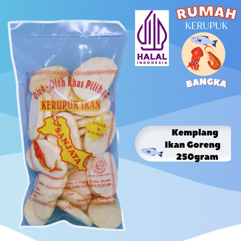 Jual Kemplang Ikan Goreng Merk Sanjaya Khas Bangka Makanan Bangka