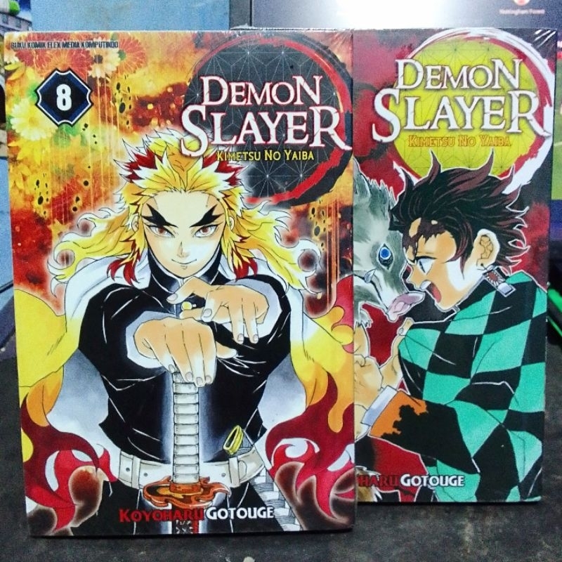 Jual Komik Demon Slayer Vol 4 8 Segel Baru Shopee Indonesia