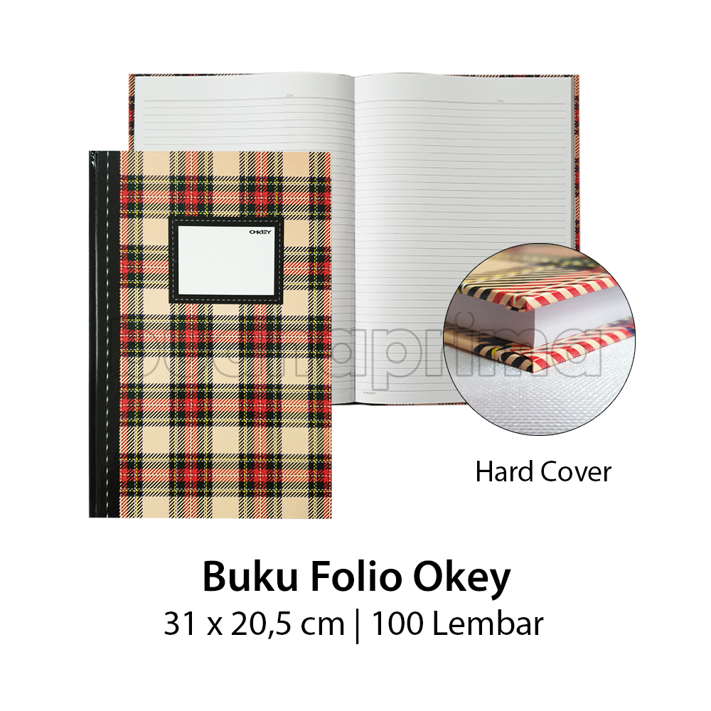 Jual Buku Folio Okey Lembar Per Pcs Buku Tulis Hard Cover Akuntansi