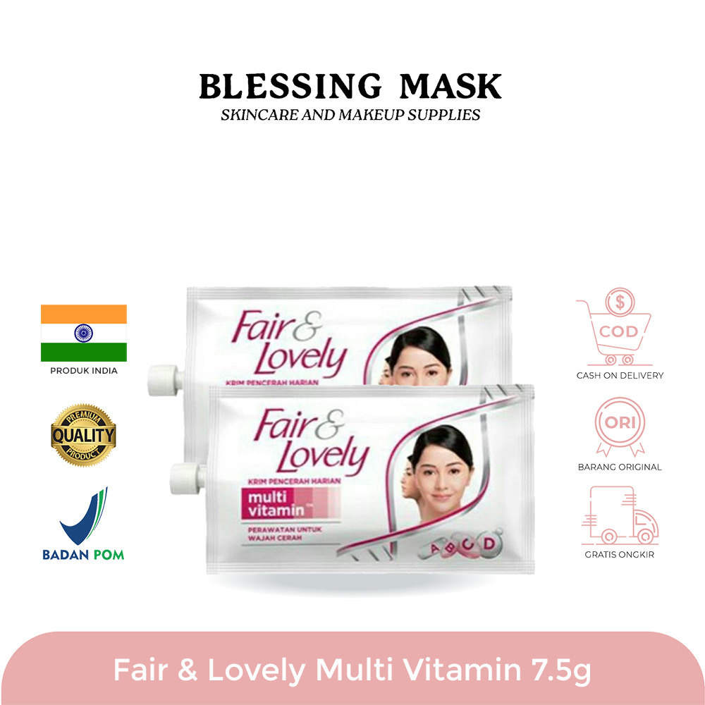 Jual Fair Lovely Krim Pencerah Harian 7 5gr Sachet Facial Wash