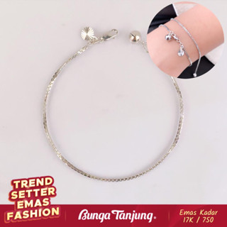 Jual Gelang Italy Santa Var Emas K Bunga Tanjung Gold Shopee