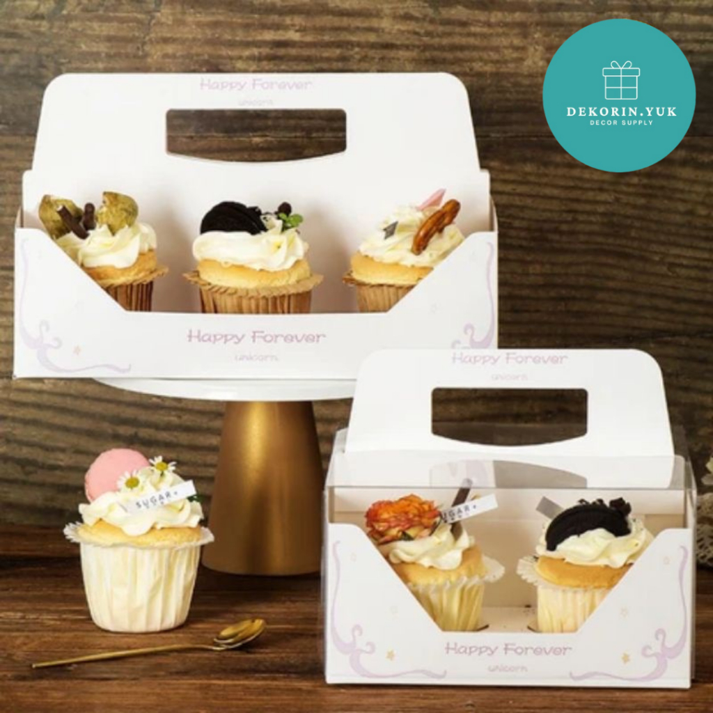 Jual BOX MIKA CUPCAKE Box Mika Kue Ulang Tahun Kemasan Mika Packaging