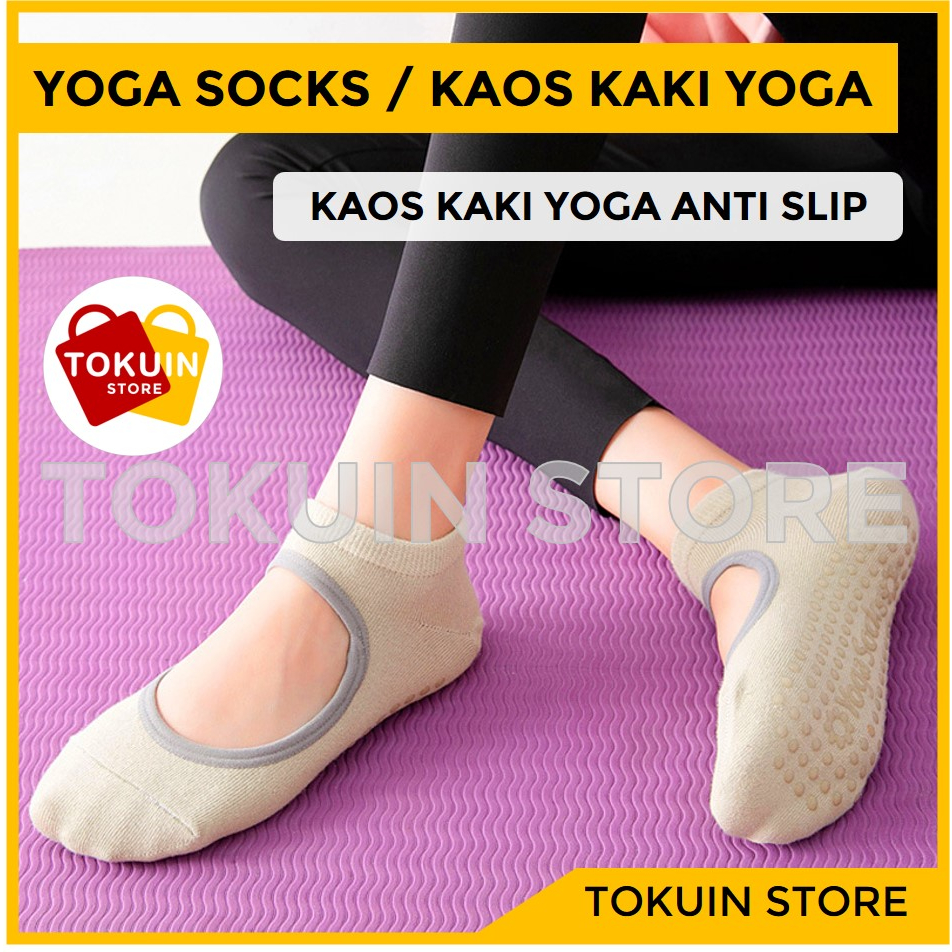 Jual Kaos Kaki Yoga Gym Senam Barre Ballet Pilates Dance Anti Slip