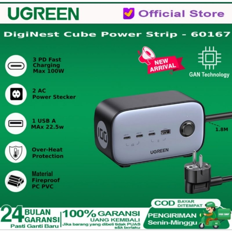 Jual Ugreen Desktop Charger Diginest Pro W Usb Type C Dan Usb A