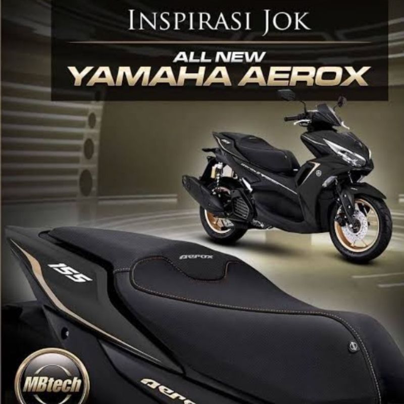 Jual Jok Motor Aerox 155 2023 Conected Aerox Old Pendek Kulit MBtech