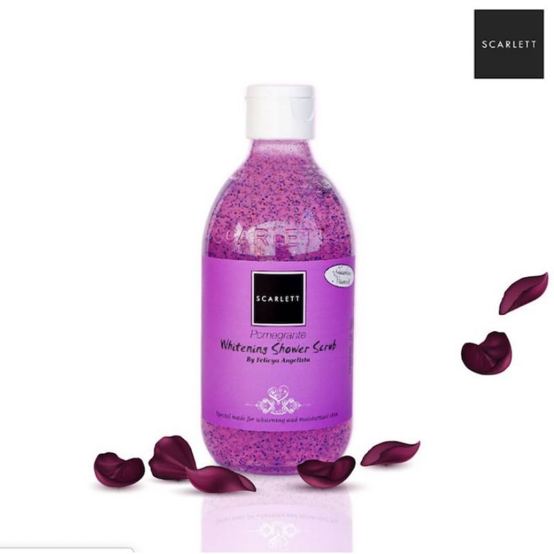 Jual Scarlett Brightening Shower Scrub Pomegrante Ml Shopee Indonesia