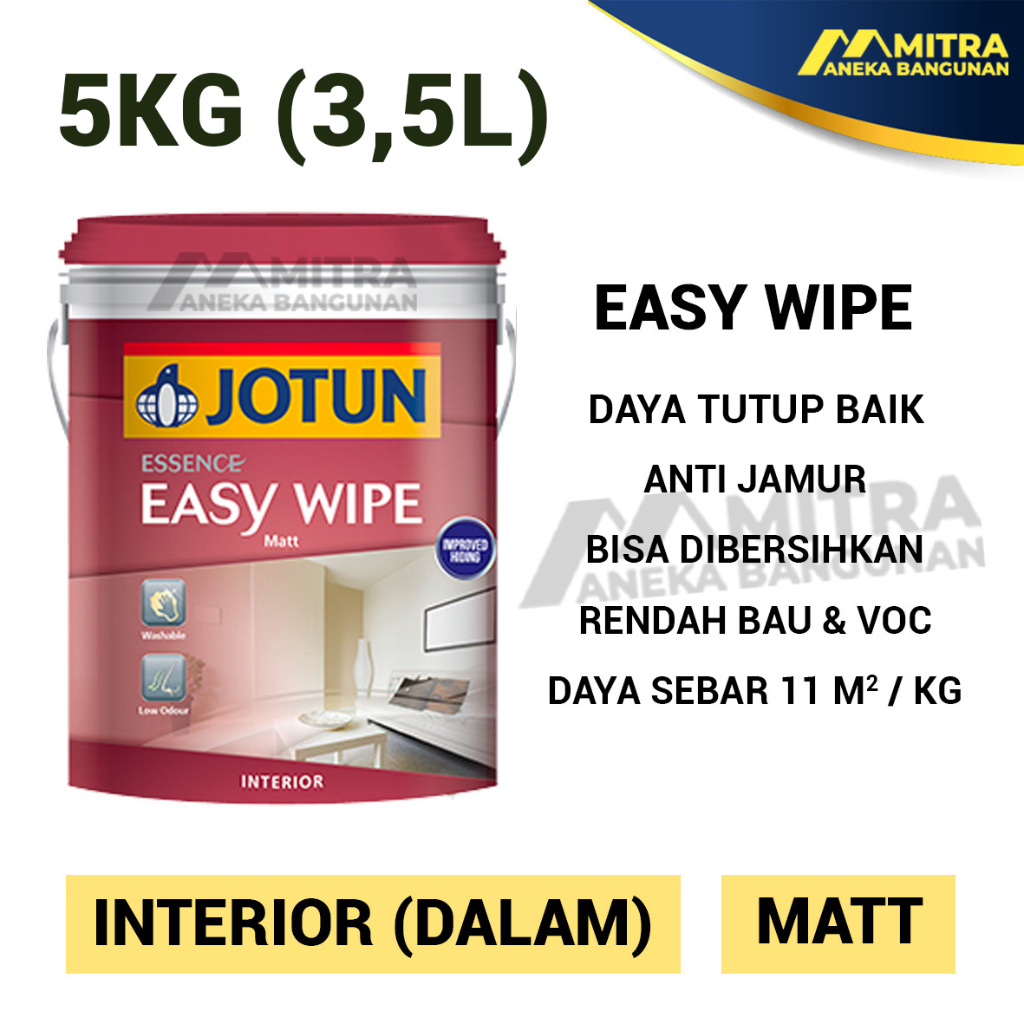 Jual CAT TEMBOK INTERIOR EKSTERIOR JOTUN MORNING FOG 9918 CLASSIC