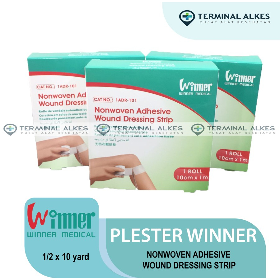 Jual PLESTER WINNER NONWOVEN ADHESIVE WOUND DRESSING STRIP SEPERTI