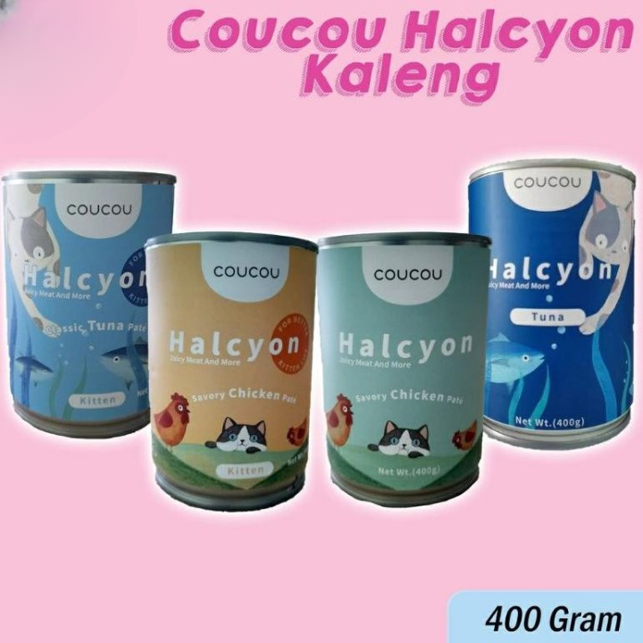 Jual Cou Cou Gr Halcyon Wet Cat Food Makanan Kaleng Basah Kucing