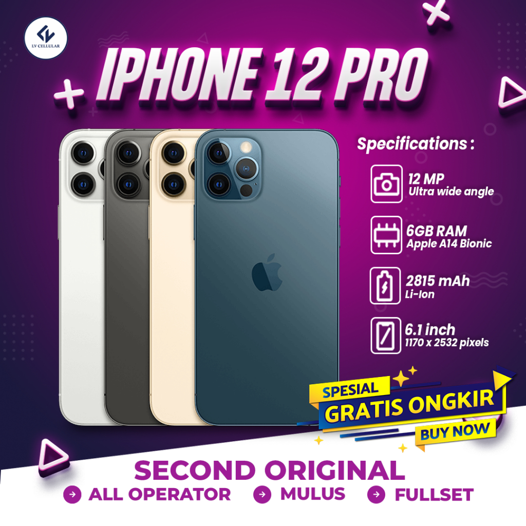 Jual Iphone Pro Gb Second Original E X Inter Fullset Bergaransi