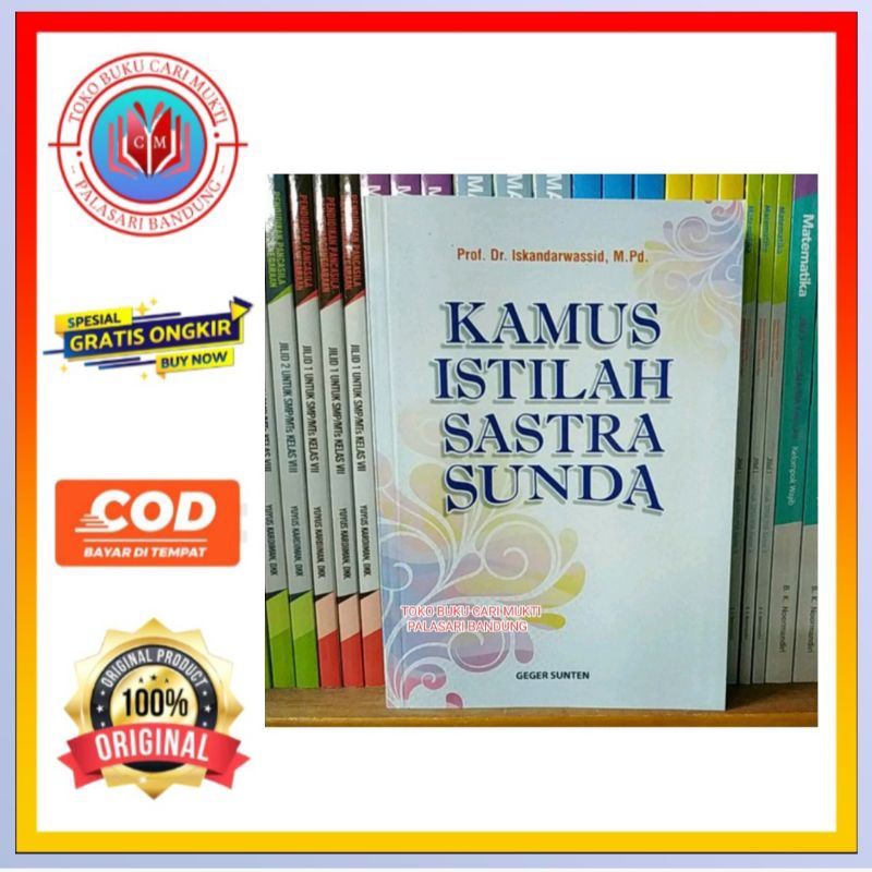 Jual Buku Kamus Istilah Sastra Sunda Prof Dr Iskandarwassid M Pd