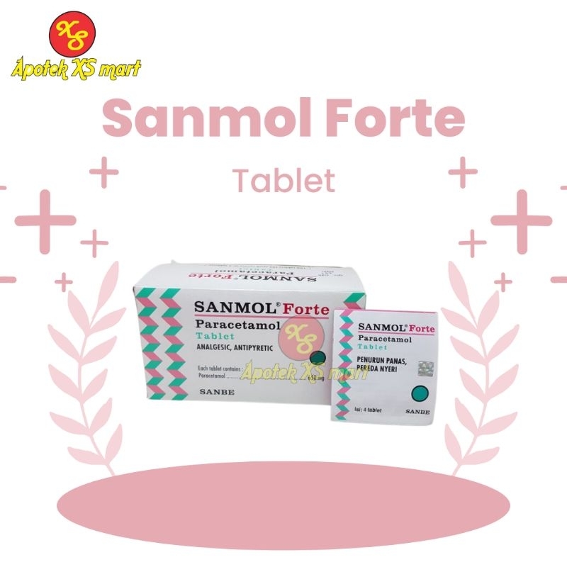 Jual SANMOL FORTE STRIP MEREDAKAN DEMAM DAN NYERI Shopee Indonesia