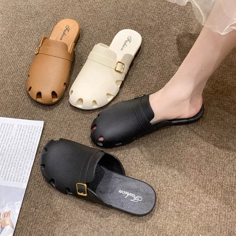 Jual Sandal Slip On Karet Jelly Wanita Bustong Korean Style Import Eyo