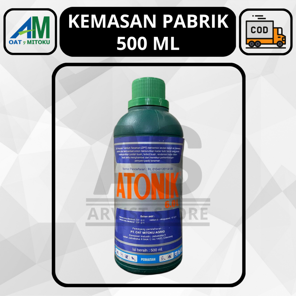 Jual Zat Pengatur Tumbuh ATONIK 6 0 L Kemasan Pabrik 500ml ZPT Pupuk