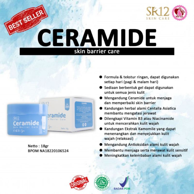 Jual CERAMIDE SKIN BARRIER CARE SR12 7X CERAMIDE MOISTURIZER CREAM