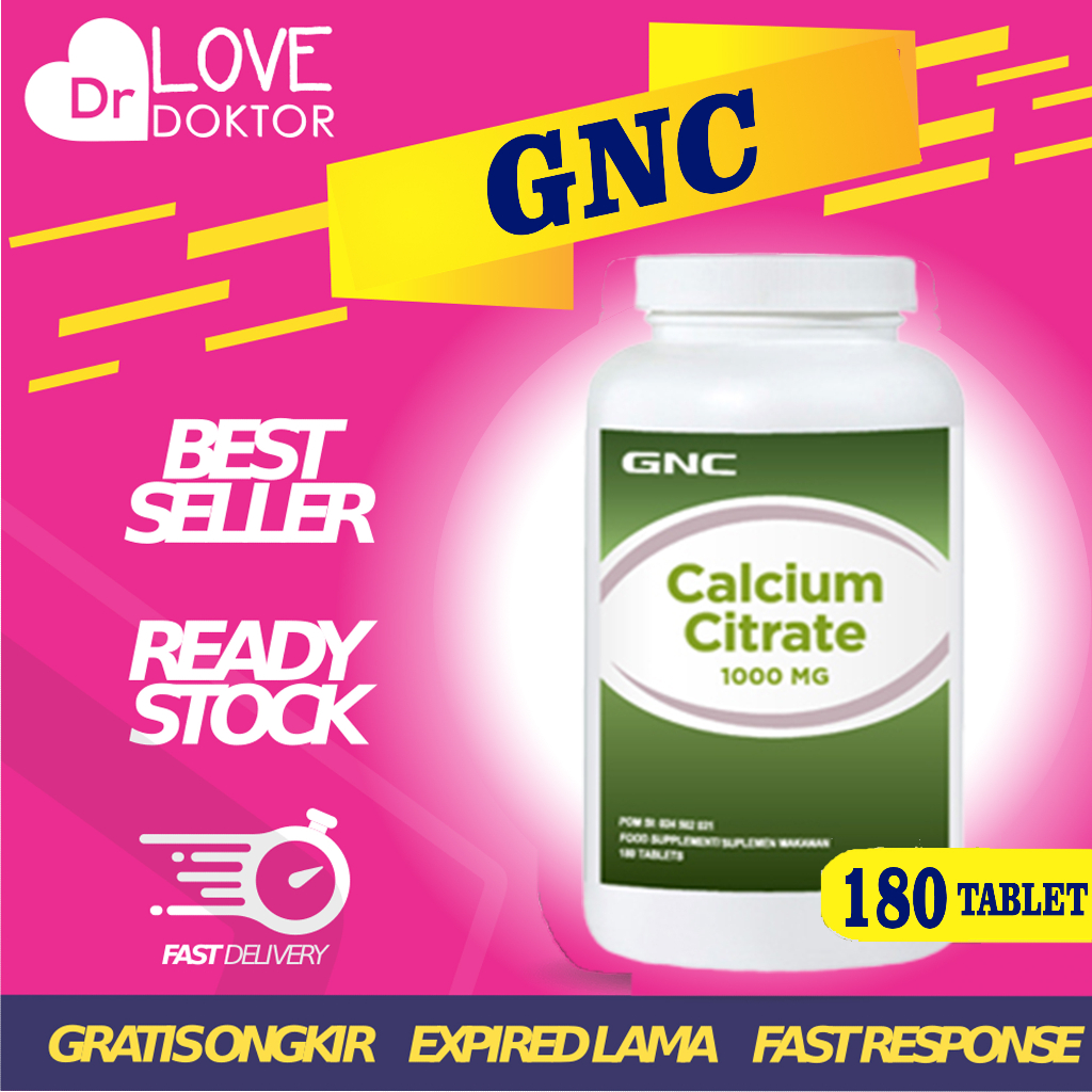 Jual Gnc Calcium Citrate Mg Vitamin Vit Kalsium Kesehatan Sendi