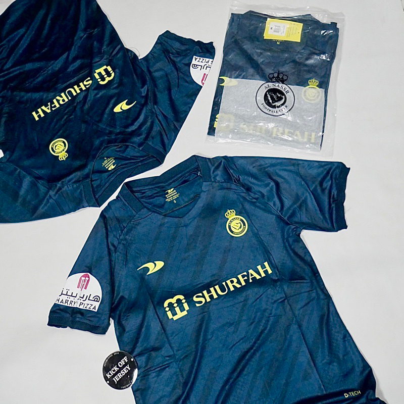 Jual Jersey Al Nassr Away Navy Pi Player Issue Shopee Indonesia