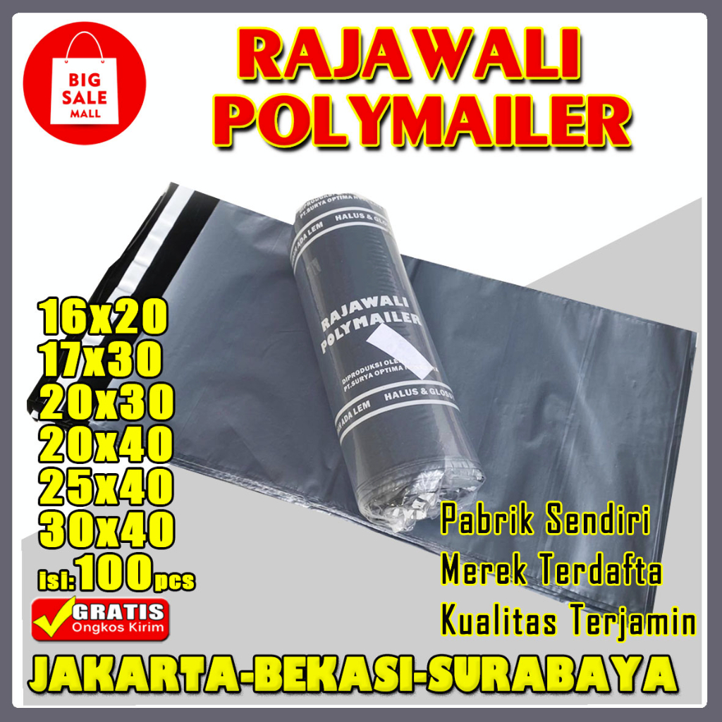 Jual Plastik Packing Polymailer Silver Isi100pcs Plastik Packing Olshop