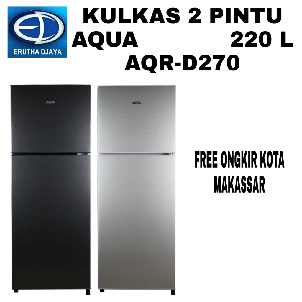 Jual Kulkas Aqua Pintu L Aqrd Shopee Indonesia