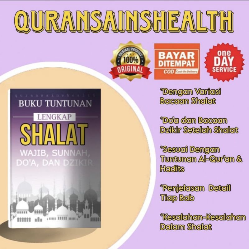 Jual Buku Tuntunan Sholat Lengkap Wirid Dzikir Sesuai Quran Sunnah