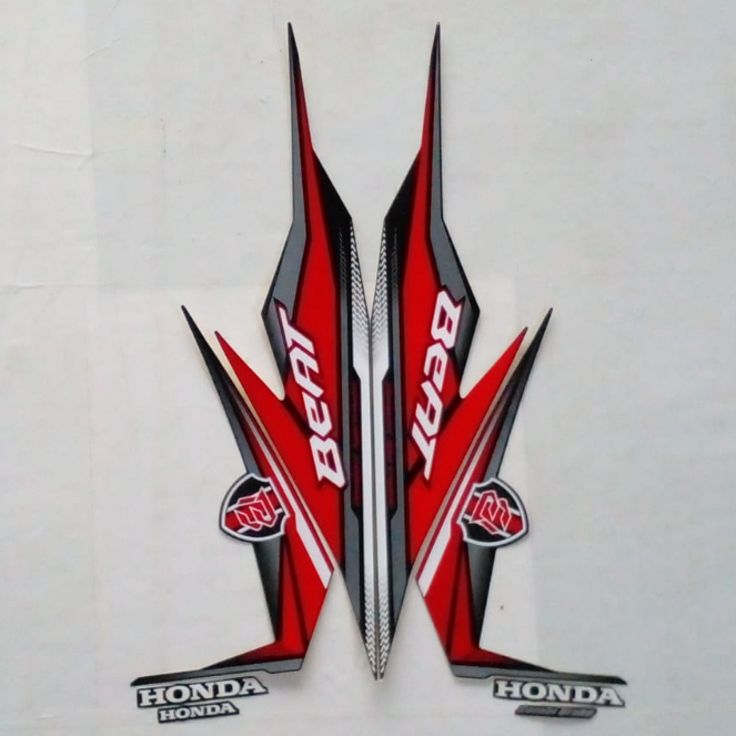 Jual STIKER STRIPING HONDA BEAT 2019 FULL STIKER LIS BODY MOTOR BEAT