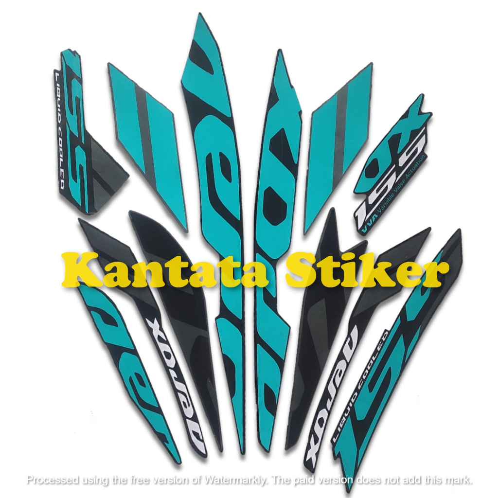 Jual Stiker Striping Lis Body Motor Yamaha Aerox Vva Tosca