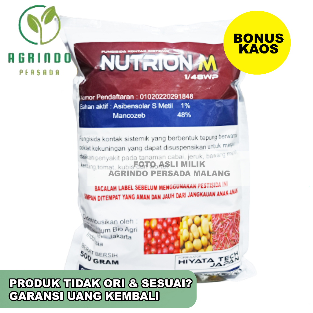 Jual Fungisida Nutrion M 1 48WP 500 Gram Fungisida Kontak Sistemik