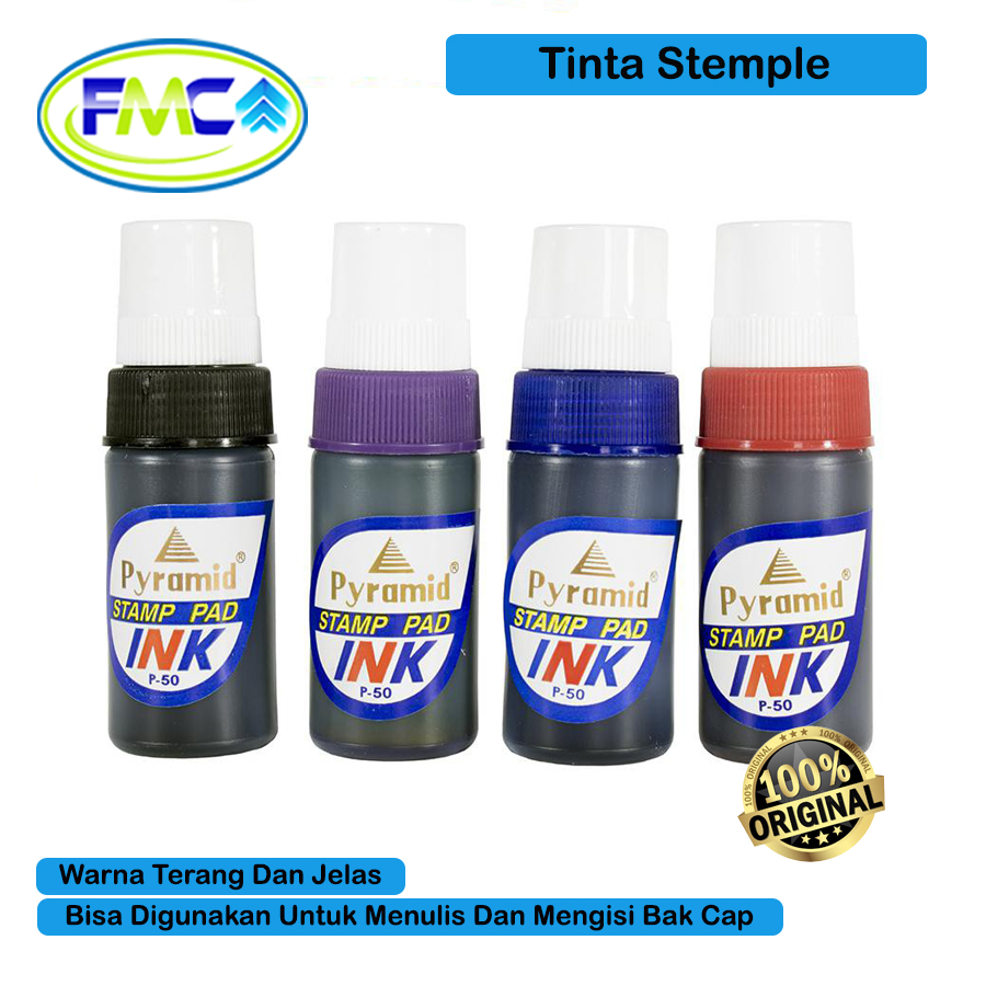 Jual Tinta Stampel Permanen Refill Isi Ulang Stamp Pad Stample Cap