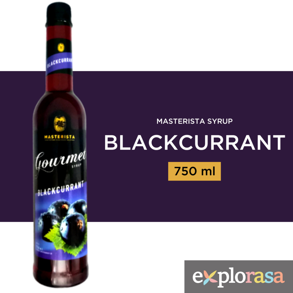 Jual Sirup Syrup Sirop Minuman Masterista Blackcurrant Syrup Ml