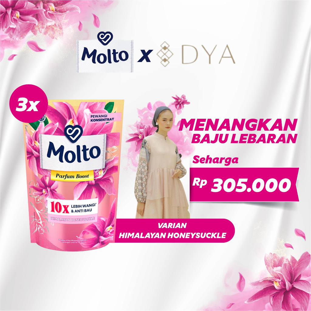 Jual Molto Pelembut Pewangi Pakaian Softener Konsentrat Parfum Boost