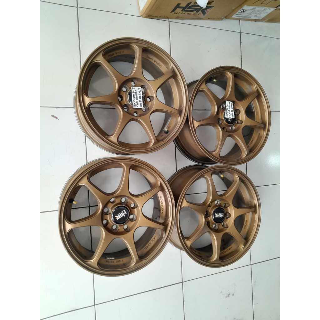 Jual Velg Mobil Racing Second Sebunsuta Hsr R Lebar Baut Et