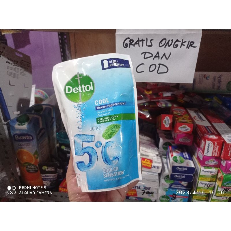 Jual Dettol Body Wash Cool G Shopee Indonesia