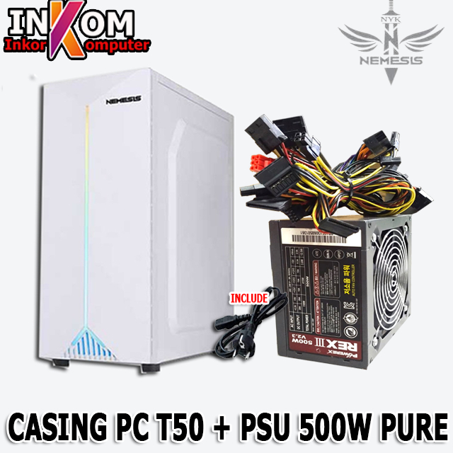 Jual Paket Casing Pc Komputer T New Plus Psu Power Supply Shopee