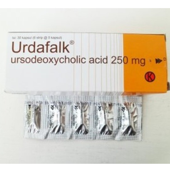 Jual Urdafalk Mg Strip Isi Kapsul Obat Batu Empedu Shopee