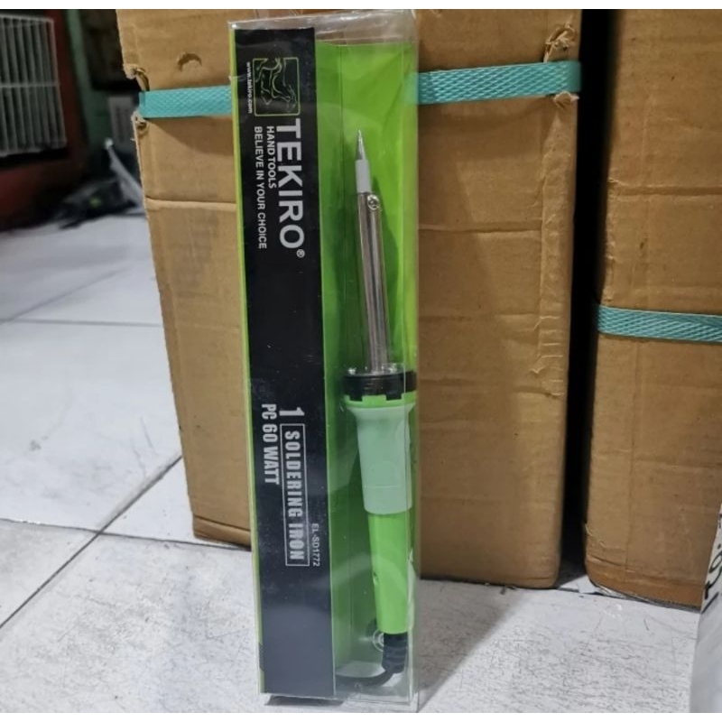 Jual Solder TEKIRO 60 Watt Soldering Iron Solder Listrik 60W Shopee