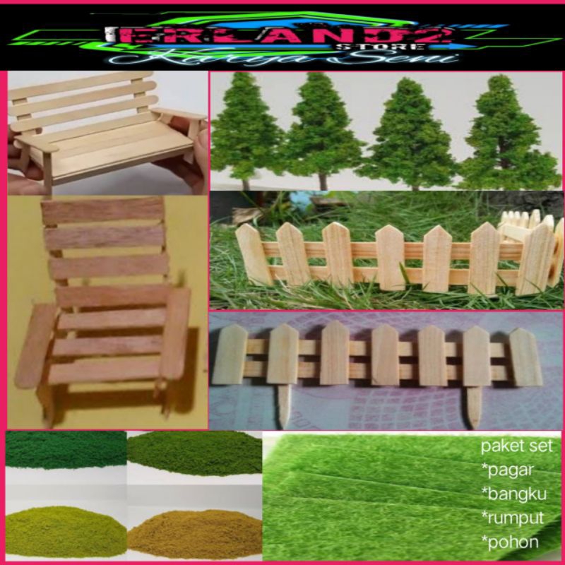 Jual Bahan Diorama Paket Set Miniatur Shopee Indonesia