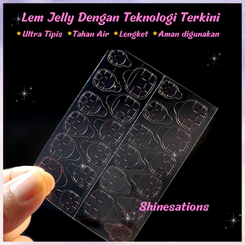 Jual Lem Kuku Pcs Palsu Gel Double Tape High Quality Stiker Kuku