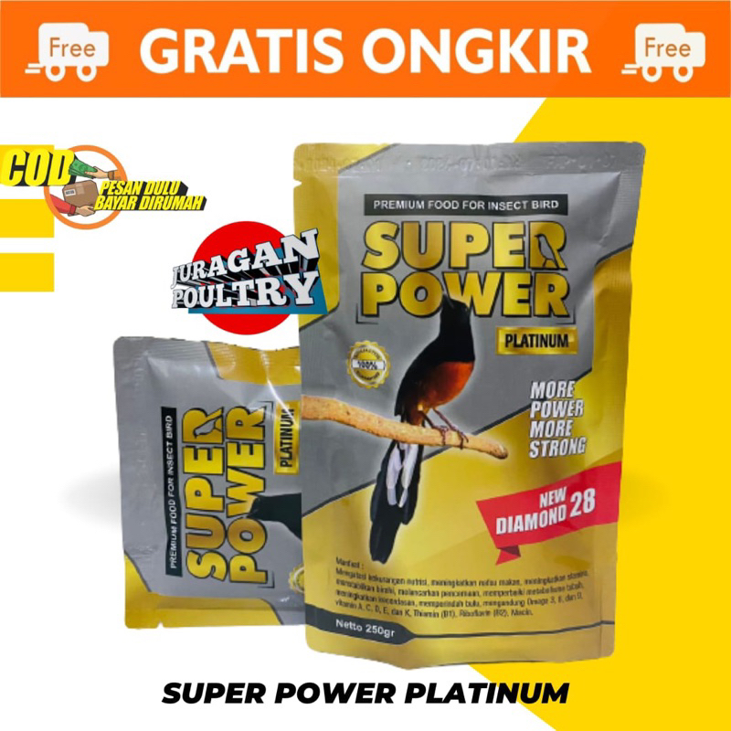 Jual PAKAN SUPER POWER PLATINUM SP PLATINUM PAKAN MURAI SP