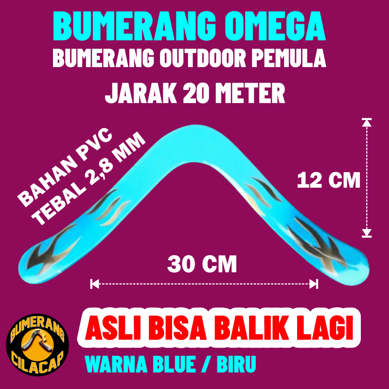 Jual Bumerang Outdoor Boomerang Omega Jarak Meter Shopee Indonesia